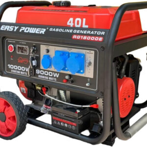 Easy Power 10 kW RG18000E Portable Gasoline Generator for Power Backup, Outdoor and Home Use