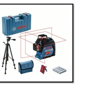 BOSCH GLL 3-80C + BT150 TRIPOD MULTI LINE LASER WITH BLUETOOTH