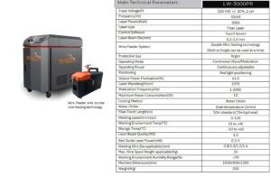 LASER WELDING MACHINE LW-3000PR