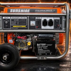 SUNSHINE SS8600DXEW-C TRI-FUEL GASOLINE GENERATOR 8.0KW