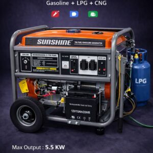 SUNSHINE SS5600DXEW-C Tri Fuel Generator 6KVA