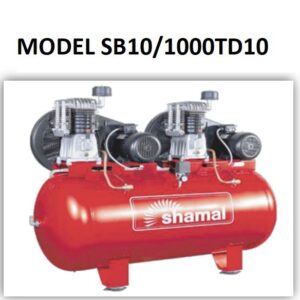 SHAMAL AIR COMPRESSOR 1000LTR MODEL SB7/1000TD7.5 - ITALY