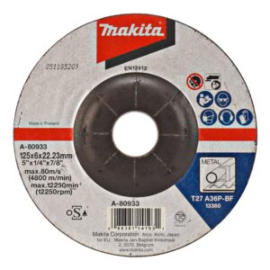 Grinding wheel 125 x 6 mm, A36P, Metal