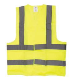 SAFETY JACKET GREEN FABRIC TYPE - SMALL