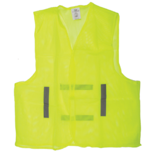 SAFETY JACKET GREEN MESH TYPE SMALL