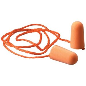 Action Silicone Ear Plugs with Cord, NRR 29 dB