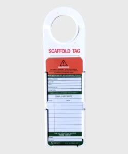Scaffolding Tag Holder and Inserts (Scafftag)