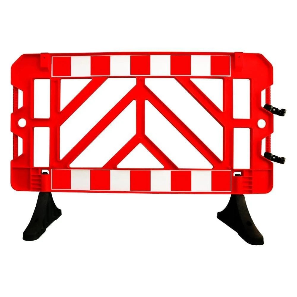 Plastic Safety Barrier 1.5 m with Reflective Tape, Red Plastic Safety Barrier 1.5 m with Reflective Tape, Red
