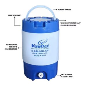 Construction Site Water Cooler Jug, 5 Gallon