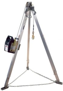 EyeveX ETP-9000 Confined Space Tripod with EWN-9001 Rescue Winch, 500 kg