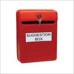Steel Suggestion Box, Wall Mounted, Lockable