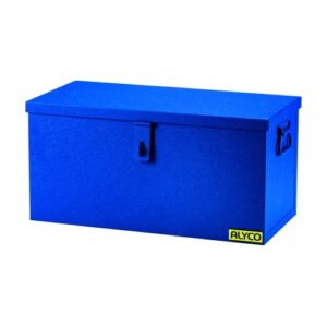 Construction Tool Box, Steel, Padlock Type