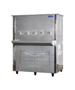 Super General 125 Liters 5 Tap Water Cooler SGCL125T5, High Capacity Cooling 125 Gallons Per Hour, Five Convenient Water Taps, Durable Steel Construction, 108x127x69cm(WxDxH), Silver