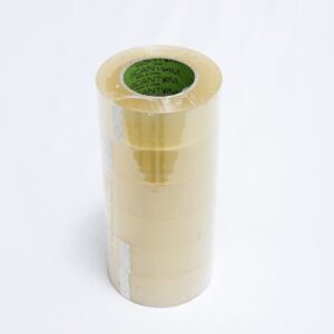 Dura® Brand Transparent Clear Tapes, 48mm x 100 Yards (91.44M) x 6Pcs Pack, Strong Adhesive for Home and Industrial Packaging, Sealing and Bundling