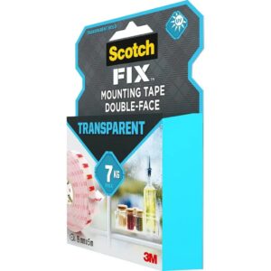 Scotch-FIX™ Transparent Double-Sided Mounting Tape 4910C-Long-F, 19mm x 10m, 1 Roll/Pack