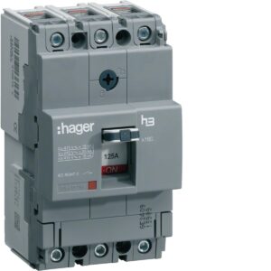 Hager moulded case circuit breaker 40a tp (mccb) 25ka hha040z (x160-h3)