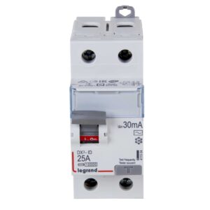 LEGRAND, RCD Circuit Breaker 25 A, 30 mA Residual Current Circuit Breaker/RCD, 2-Pole - 25 A/30 mA, 402036